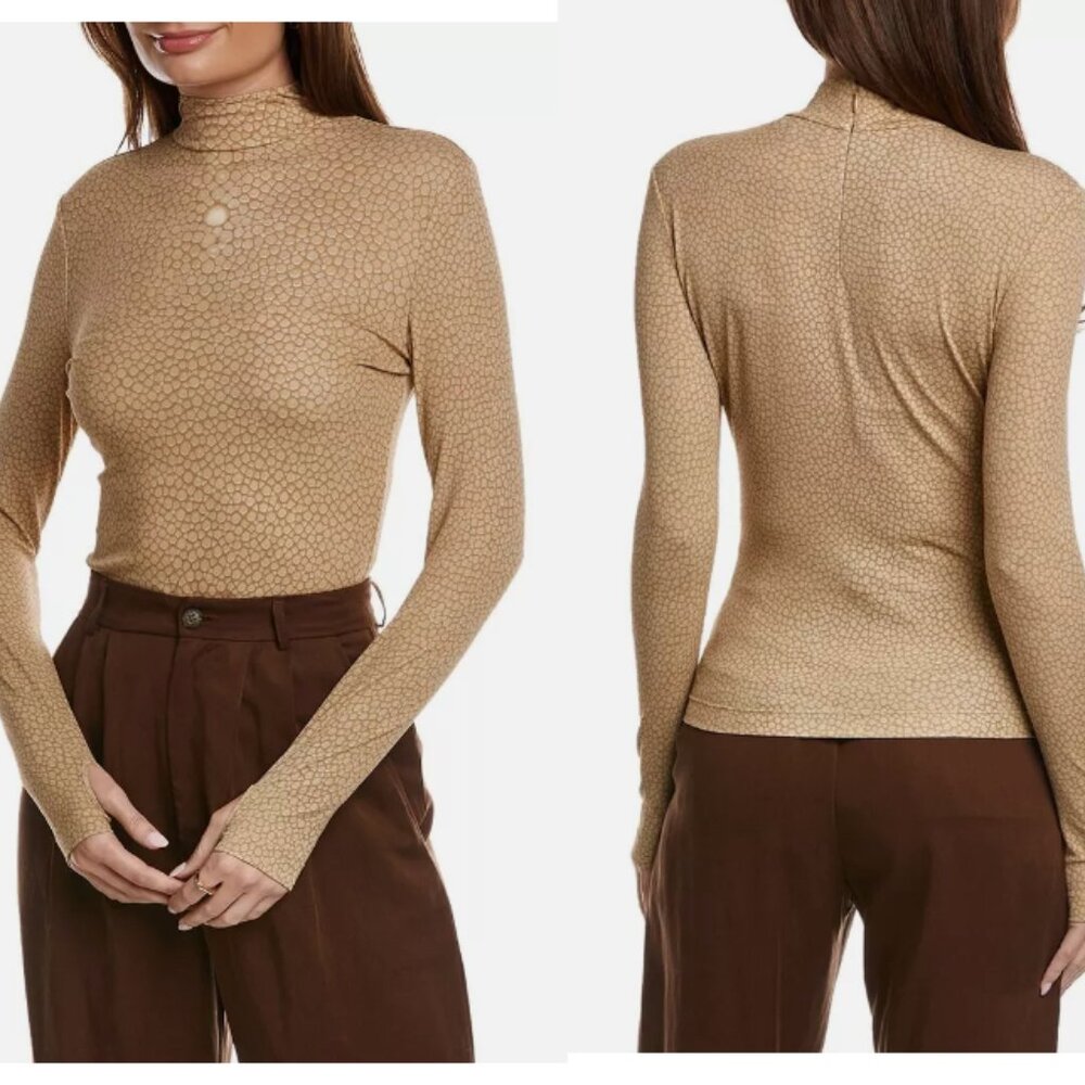 BURBERRY | Fish Scale Stretch Turtleneck